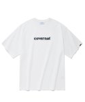 커버낫(COVERNAT) 클립 로고 티셔츠 화이트