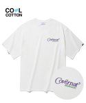 커버낫(COVERNAT) 스몰 애슬레틱 로고 티셔츠 화이트