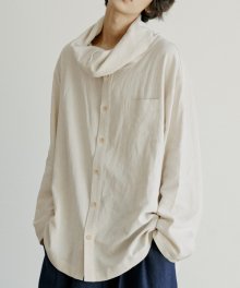 unisex muffler shirts beige