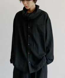 unisex muffler shirts black