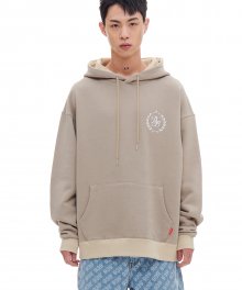 AB EMBLEM MIX HOOD (BEIGE)