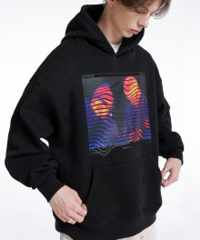 heat sensing hoodie black