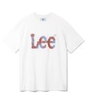 리() 페인팅 트위치 로고 티셔츠 화이트
