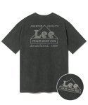 리(LEE) 빈티지 하우스 로고 티셔츠 차콜
