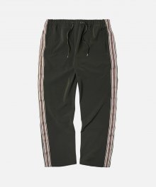 CLUSTER STRIPE TRACK PANTS _ OLIVE