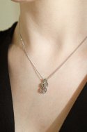 레이지던(LAZYDAWN) double chain necklace N034