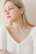 레이지던(LAZYDAWN) pearl connect chain necklace N038