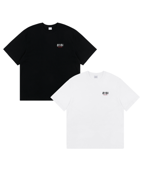 MUSINSA | O!Oi BASIC LOGO 2 PACK T-SHIRTS [MULTI]