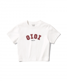 SIGNATURE CROP T-SHIRTS [WHITE]