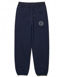 [FACE LINE] LETTERING FACE EMBROIDERY PANTS_NAVY