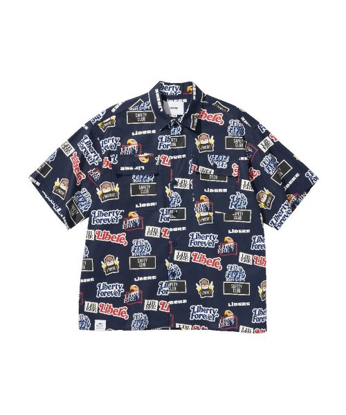 STICKER PACK SHIRT / NAVY