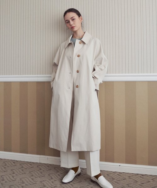 Классический оверфит тренч - Cream