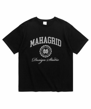 마하그리드(MAHAGRID) AUTHENTIC LOGO TEE BLACK(MG2CMMT532A) 상품 이미지