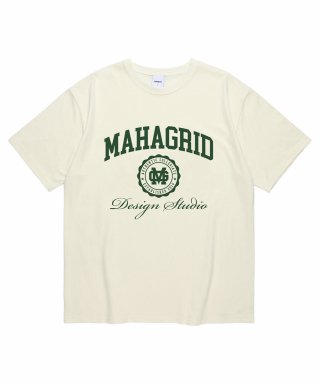 마하그리드(MAHAGRID) AUTHENTIC LOGO TEE CREAM(MG2CMMT532A) 상품 이미지