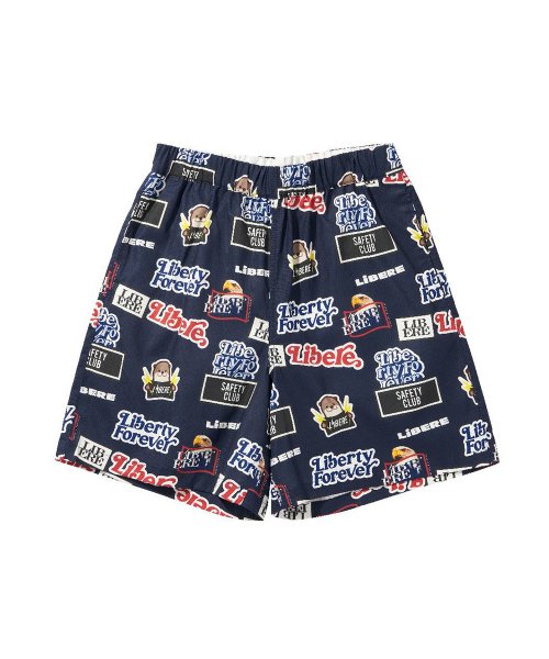 STICKER PACK SHORT PANTS / NAVY