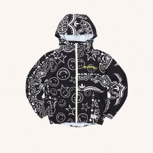 W PAISLEY MIX PRINT LIGHT-WEIGHT WINDBREAKER