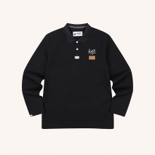 M LEATHER WAPPEN POINT LS POLO