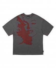 MM Face T-Shirt [CHARCOAL]