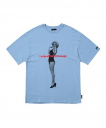 MM Slogan T-Shirt [SKY BLUE]