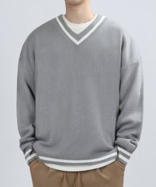 MATE REST FIT KNIT (GRAY)