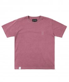 Y.E.S Pig Dyed Tee Burgundy