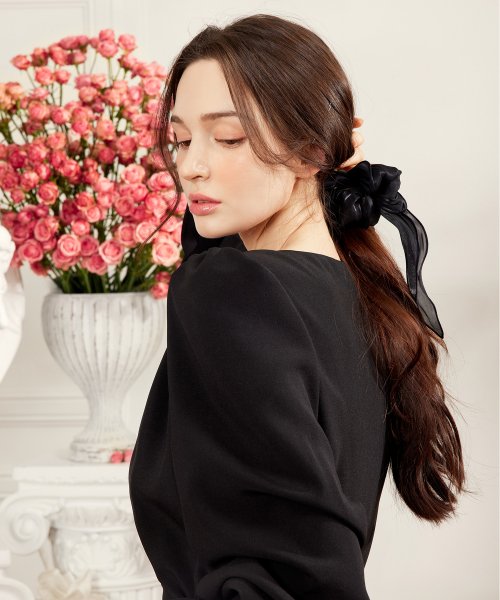 그레이스유(GRACE U) Daisy Satin Hair Shushu (Black) - 후기