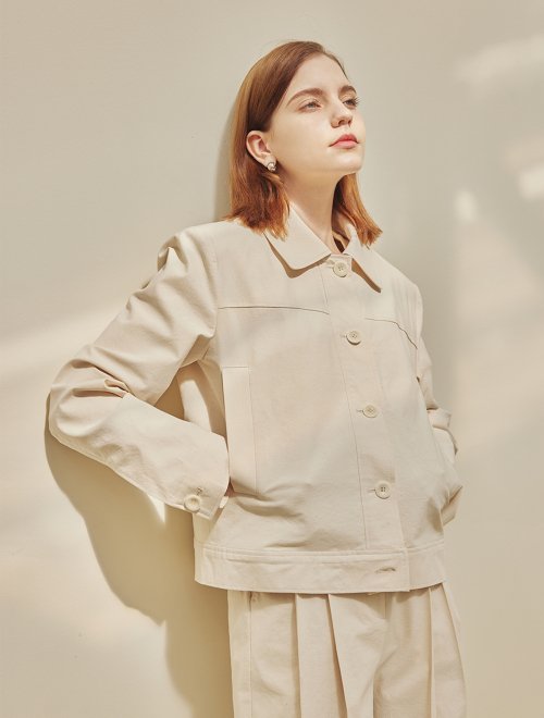 Medison воротник jacket_IVORY