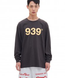 939 LOGO LONG SLEEVE (DARK GRAY)