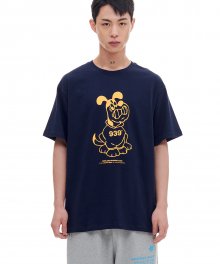 BAD BEAGLE T-SHIRTS (NAVY)