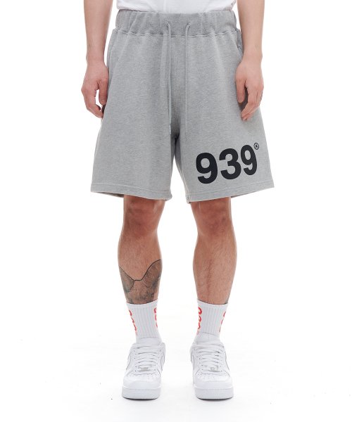 Musinsa Archive Bold Logo Sweat Shorts Gray