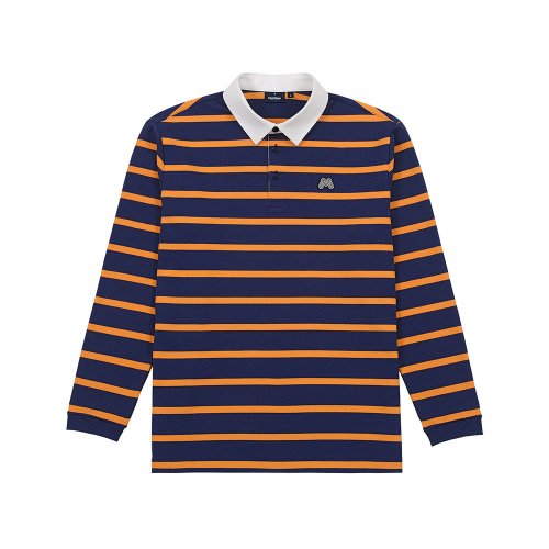 полоска воротник T-Shirts_Navy (Men)