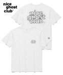나이스고스트클럽(NICE GHOST CLUB) 크레용 로고 티셔츠_화이트(NG2CMUT513A)
