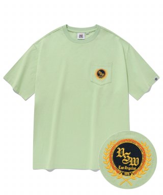 비전스트릿웨어(VISION STREETWEAR) VSW Emblem T-Shirts Apple Green 상품 이미지