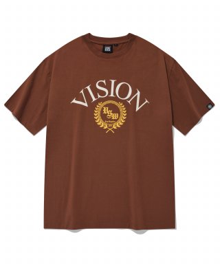 비전스트릿웨어(VISION STREETWEAR) VSW Arch Emblem T-Shirts Chocolate 상품 이미지