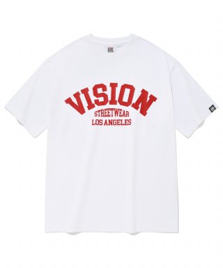 비전스트릿웨어(VISION STREETWEAR) VSW Arch Logo T-Shirts Red 상품 이미지