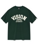 비전스트릿웨어(VISION STREETWEAR) VSW Arch Logo T-Shirts Deep Green
