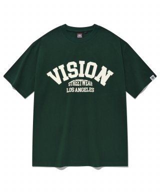 비전스트릿웨어(VISION STREETWEAR) VSW Arch Logo T-Shirts Deep Green 상품 이미지