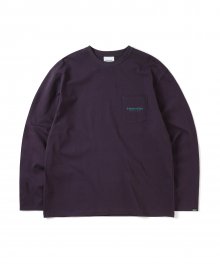 (SS22) L-Logo Pocket L/S Tee Purple