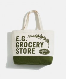 EG Grocery Tote Bag Green