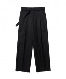 002 Belted Pants Black