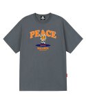 트립션(TRIPSHION) PEACE TIGER GRAPHIC 티셔츠 - 그레이