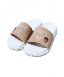 ALWAYS LOVE BEAR SLIDE BEIGE