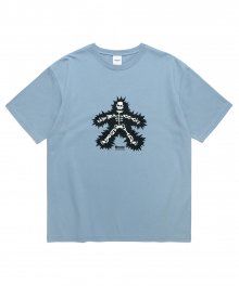 SKELETON TEE LIGHT BLUE(MG2CMMT521A)