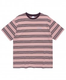 ROPE LOGO STRIPED TEE PINK(MG2CMMT535A)