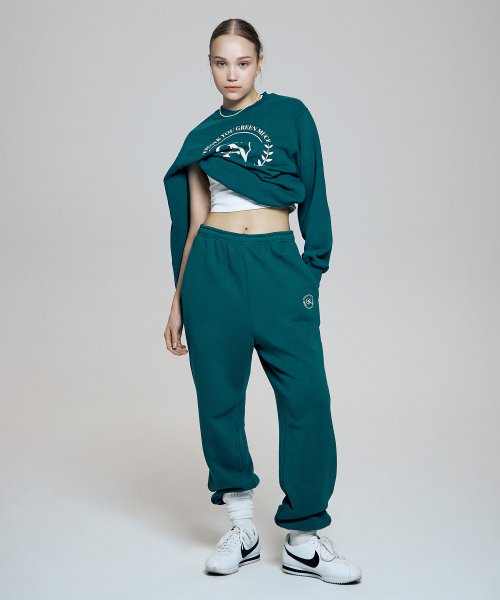 MUSINSA  GREENICH Sweat Jogger Pants_Green