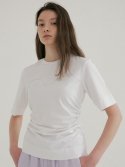 블랭크03(BLANK03) cotton silhouette t-shirt (white)