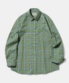 [DIAMOND LAYLA X ANOBLIR] Semi-overfit Multi Check Shirt DA05 Khaki