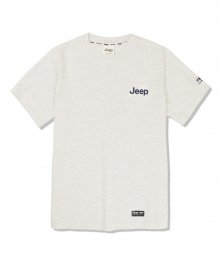 Small zip Logo T-shirt  (JN9TSU092MI)