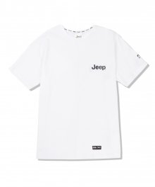 Small zip Logo T-shirt  (JN9TSU092WH)