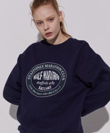 CIRCLE FRONT SWEATSHIRTS (NAVY)